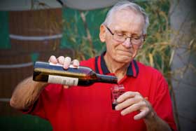 Wine tasting pour